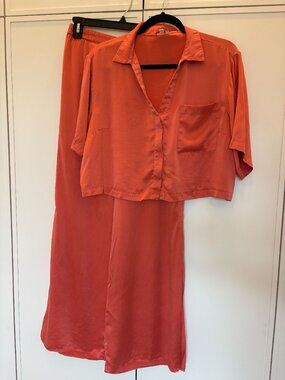 Lunya Washable Silk High Rise Pant Set